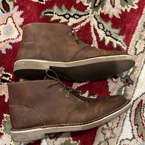 Clarks Men's Bushacre 2 Chukka Boot Beeswax 11.5 Wide